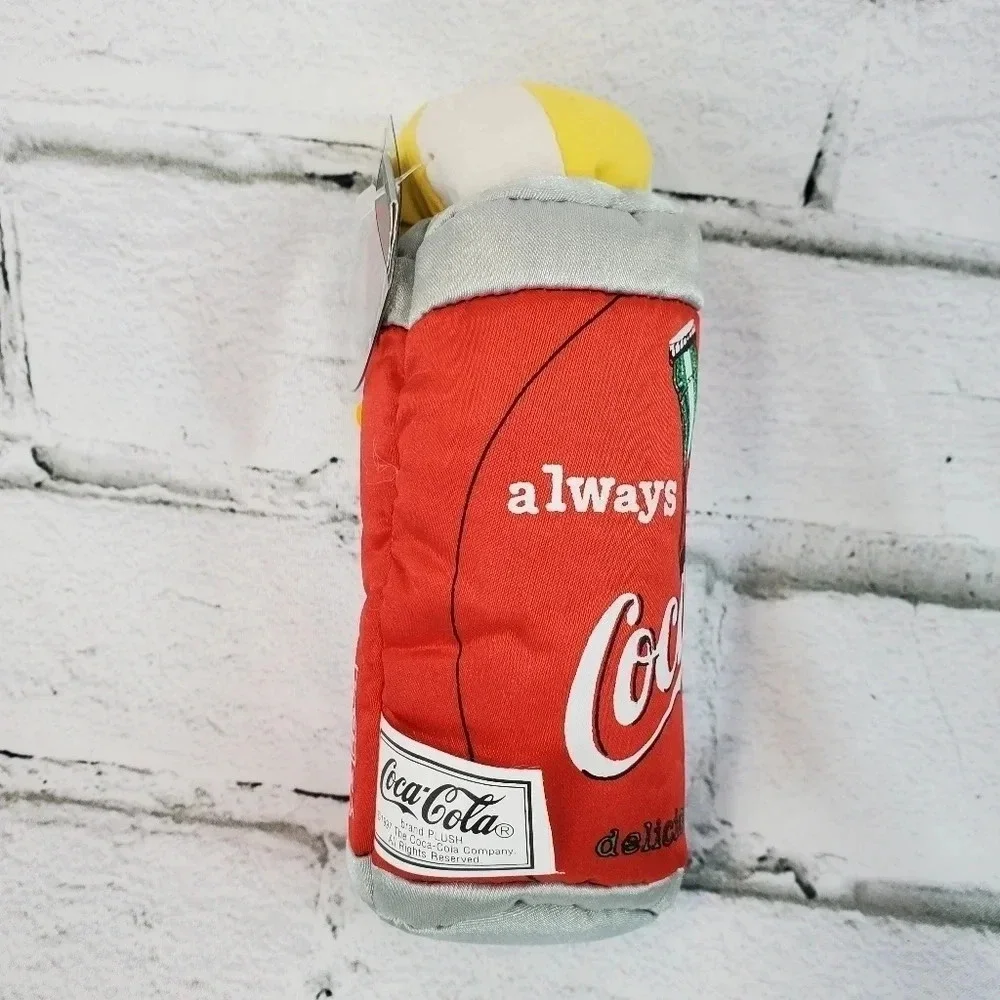 1997 Coca-Cola Plush Can with Glasses Bean Bag Swag Coca Cola 90s Vintage60- 97 - Picture 4 of 6